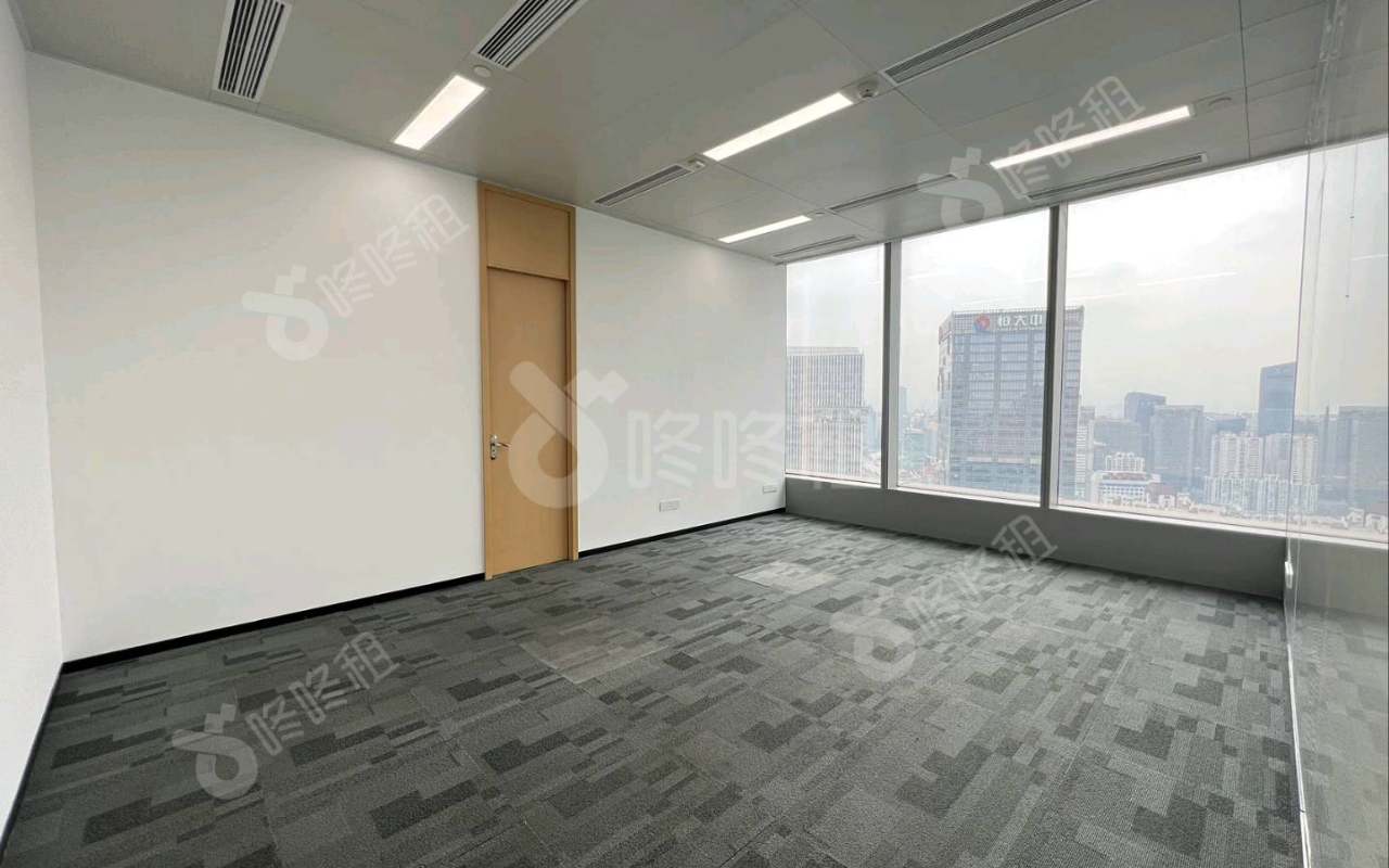 越秀金融大厦_810.88平_豪装_办公室隔间