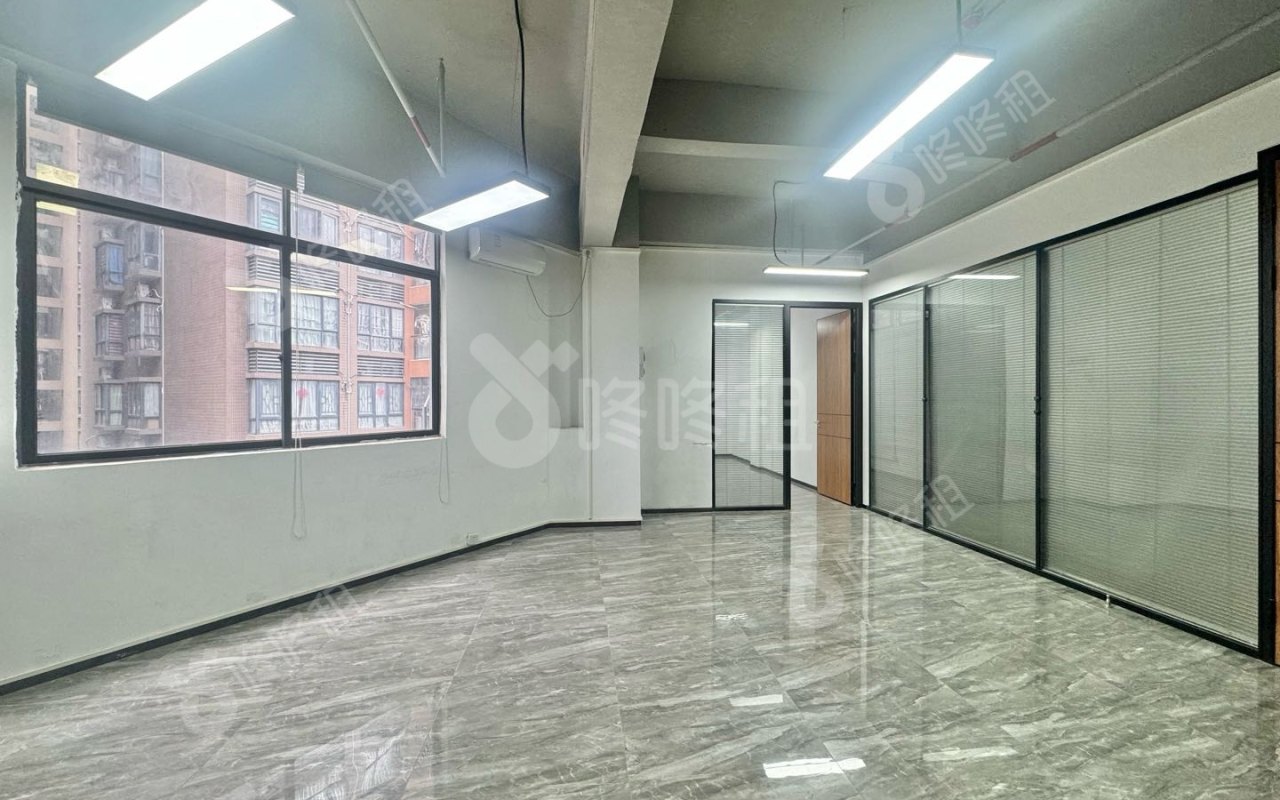 南科创启城_522平_精装_办公室隔间