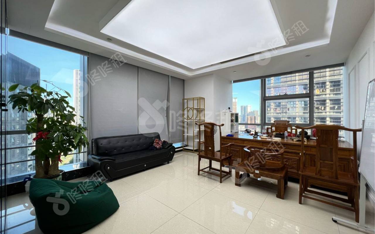 阳光科创中心_287平_精装_办公室隔间