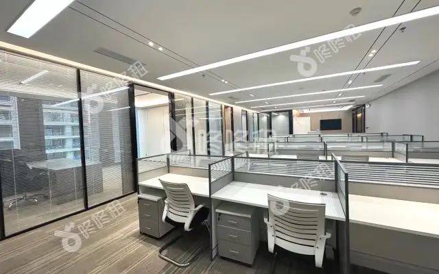 天珑移动大厦_513平_精装_办公室开间