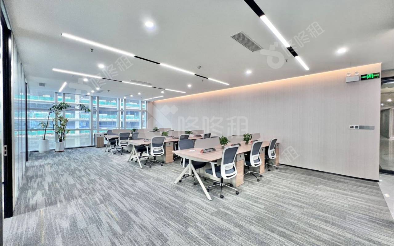 讯美科技广场_310平_精装_办公室开间