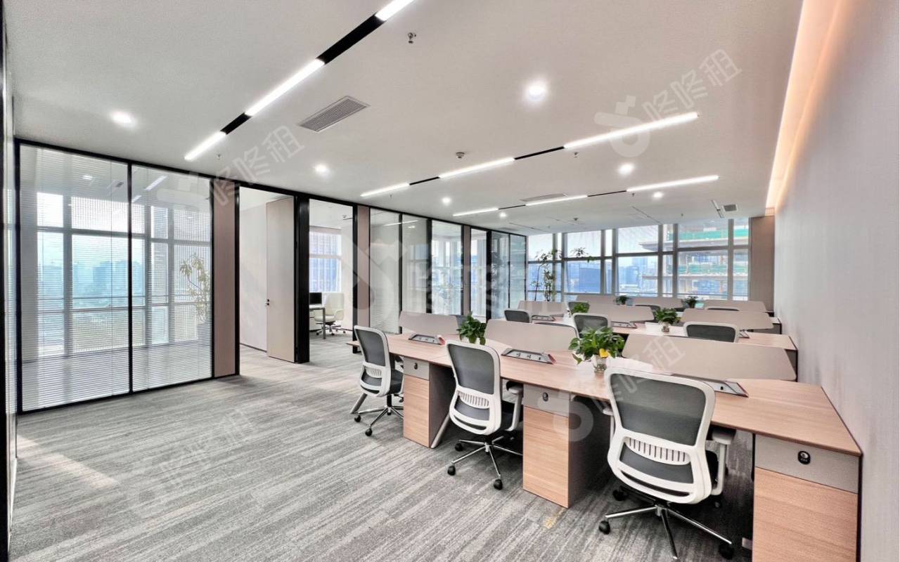 讯美科技广场_310平_精装_办公室开间