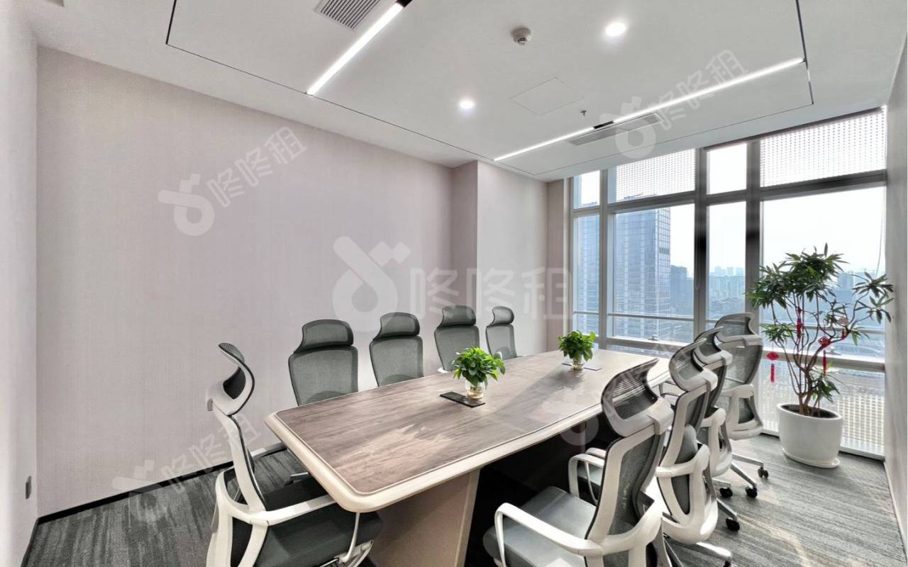 讯美科技广场_310平_精装_办公室隔间