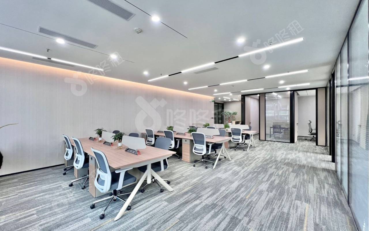 讯美科技广场_310平_精装_办公室开间