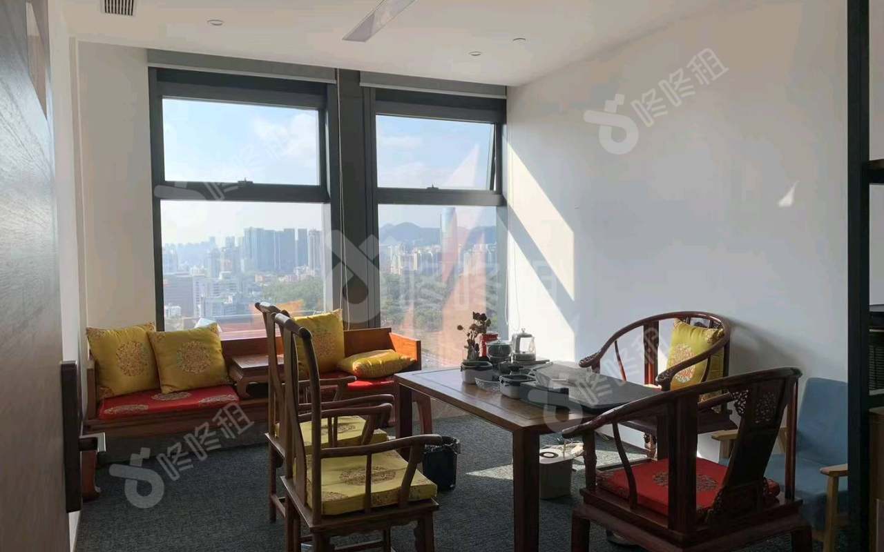 富德生命保险大厦_807平_精装_办公室隔间