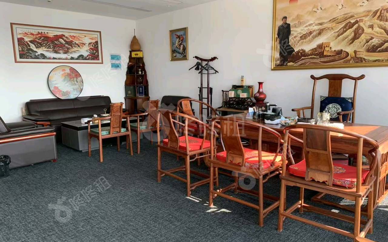 富德生命保险大厦_807平_精装_办公室隔间