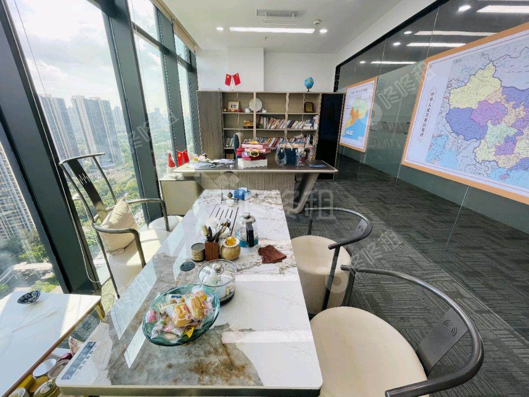 方大城_418平_精装_办公室隔间