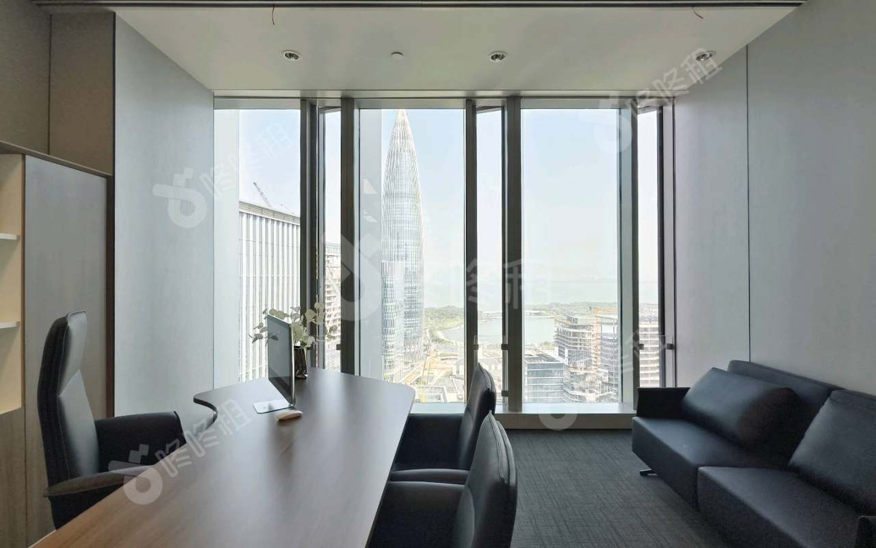 联想后海中心_120平_精装_办公室隔间