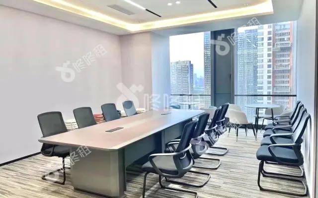 前海君豪中心（招商前海国际中心）_348.75平_精装_办公室隔间