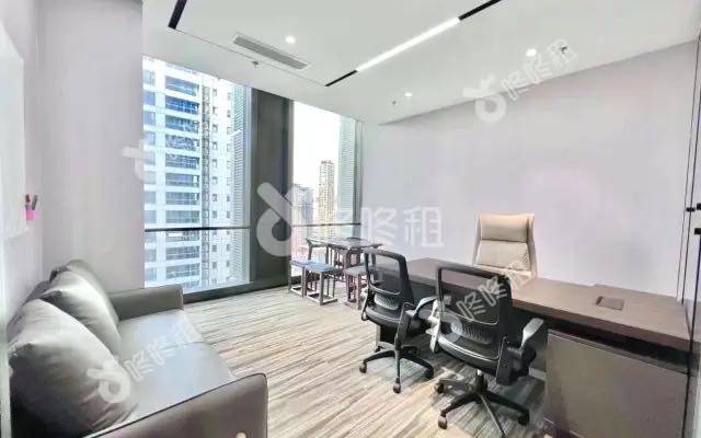 前海君豪中心（招商前海国际中心）_348.75平_精装_办公室隔间