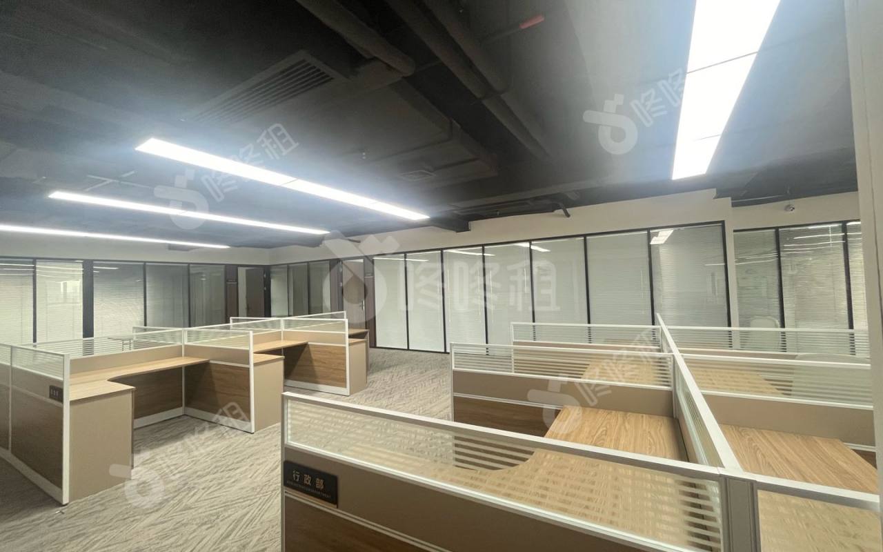 深圳湾科技生态园_1192平_精装_办公室开间