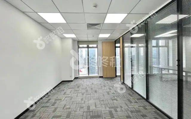 中科大厦_196平_精装_办公室隔间
