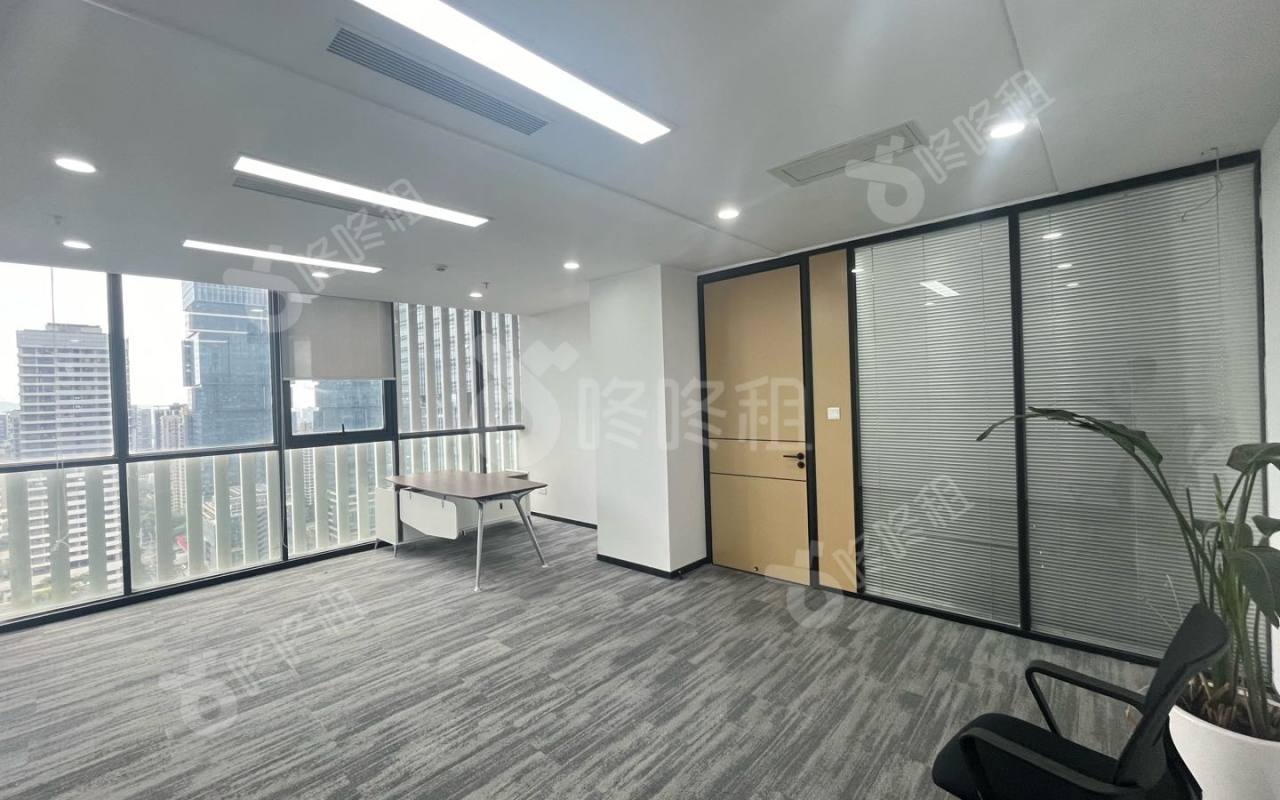 深圳湾科技生态园_383平_定制装修_办公室隔间
