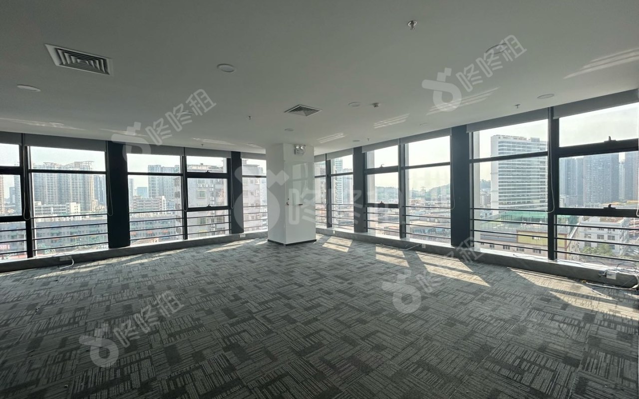 奋成智谷大厦_680平_精装_办公室隔间