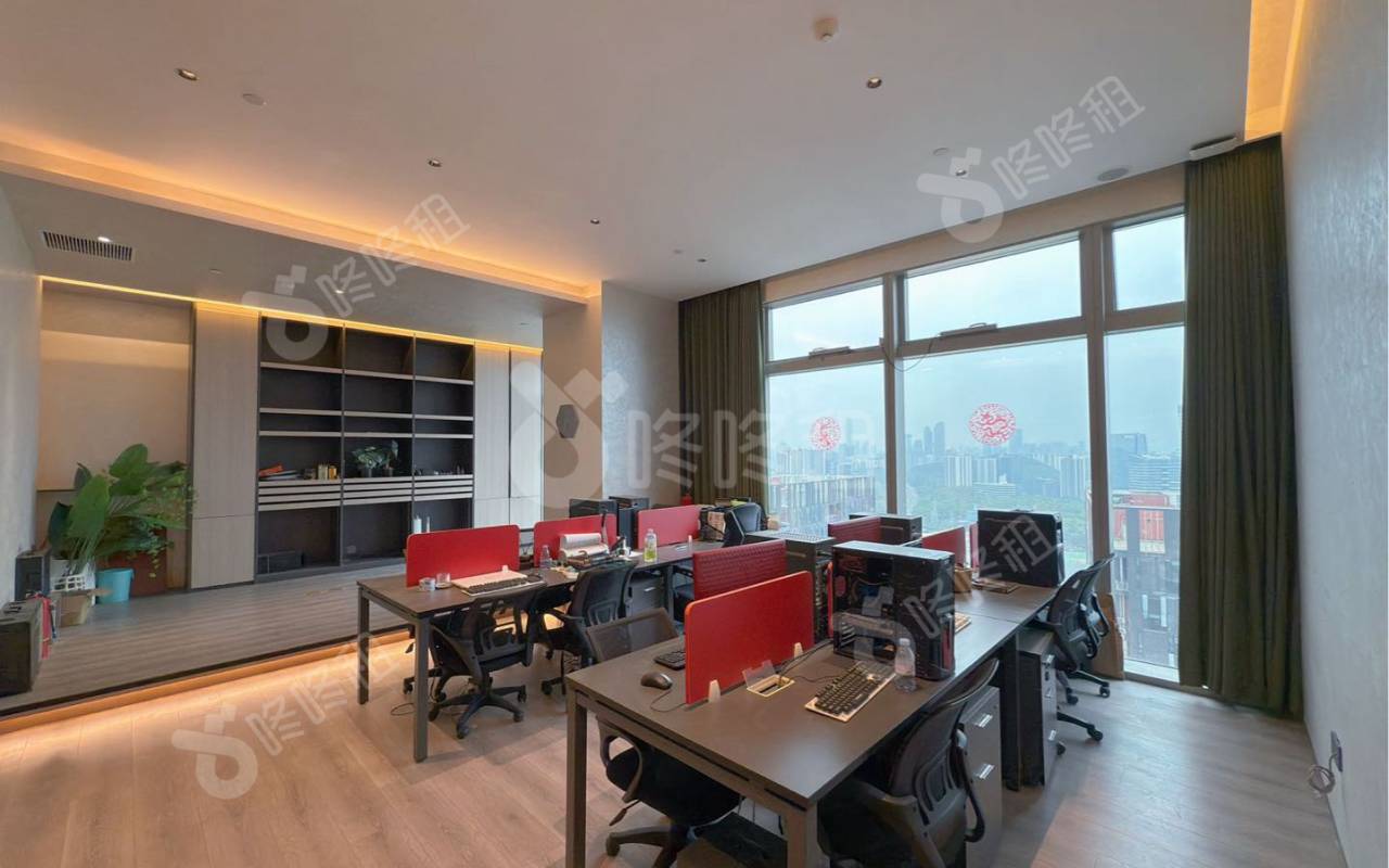 侨城一号_185平_精装_办公室开间