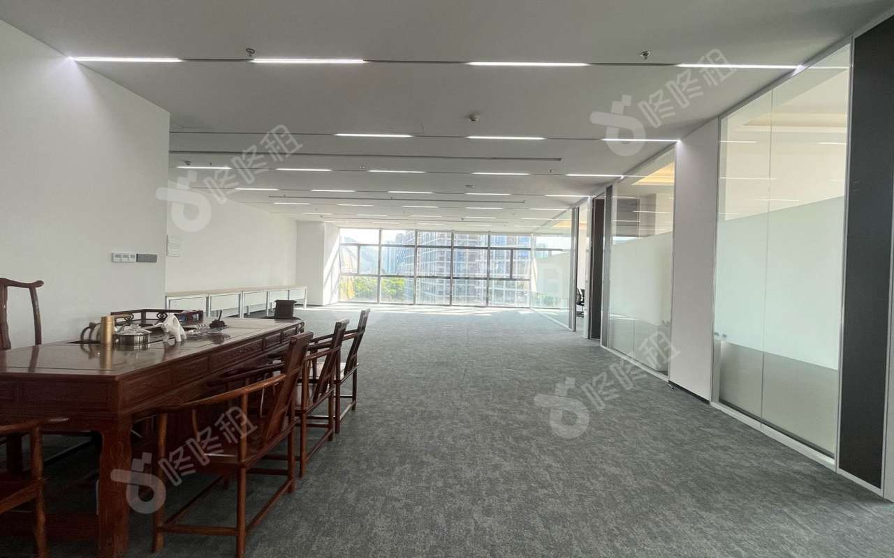 绿景美景广场_528平_豪装_办公室开间