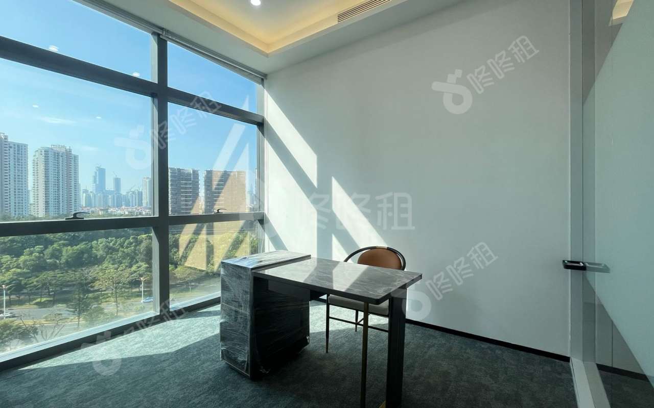 绿景美景广场_528平_豪装_办公室隔间