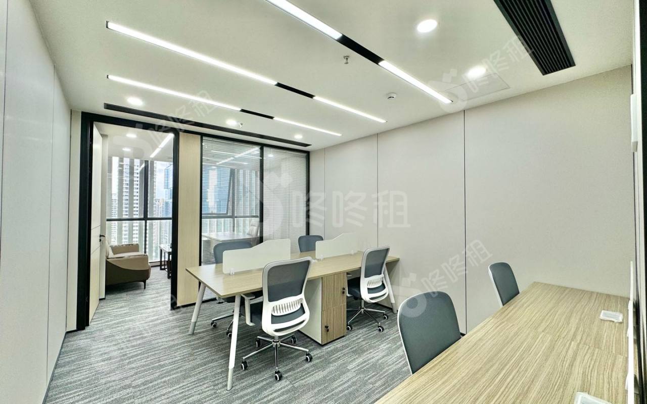 深圳湾科技生态园_118平_精装_办公室开间