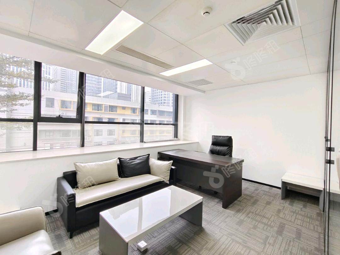 富力盈力大厦（摩根）_158平_精装_办公室隔间