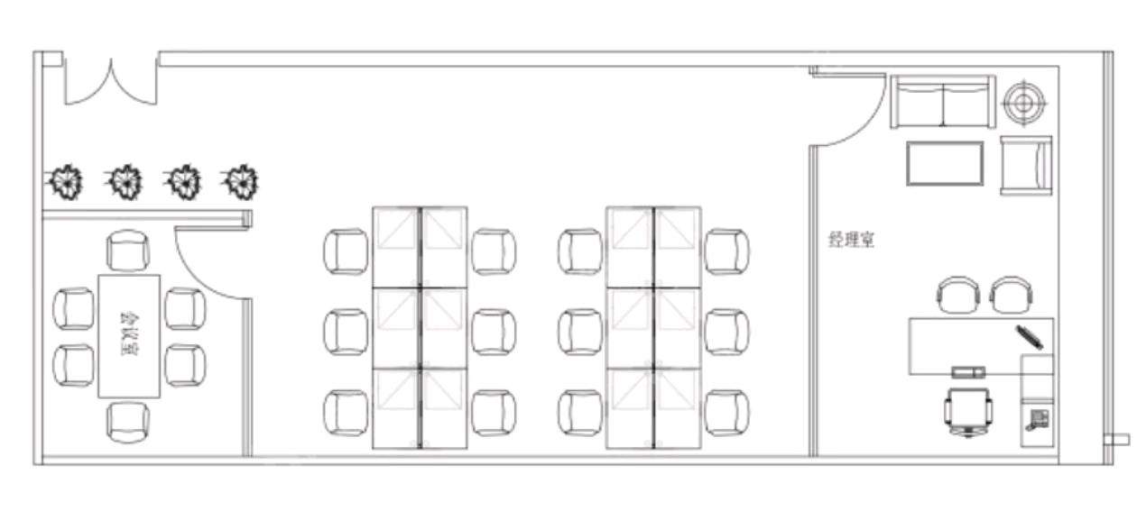 富力盈力大厦（摩根）_158平_精装_户型图