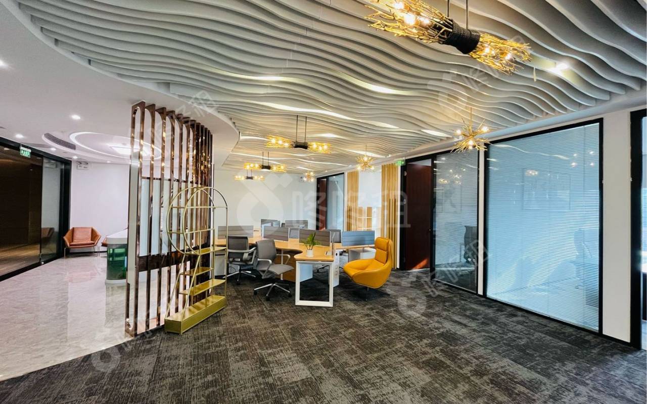 金地中心_493.11平_精装_办公室开间