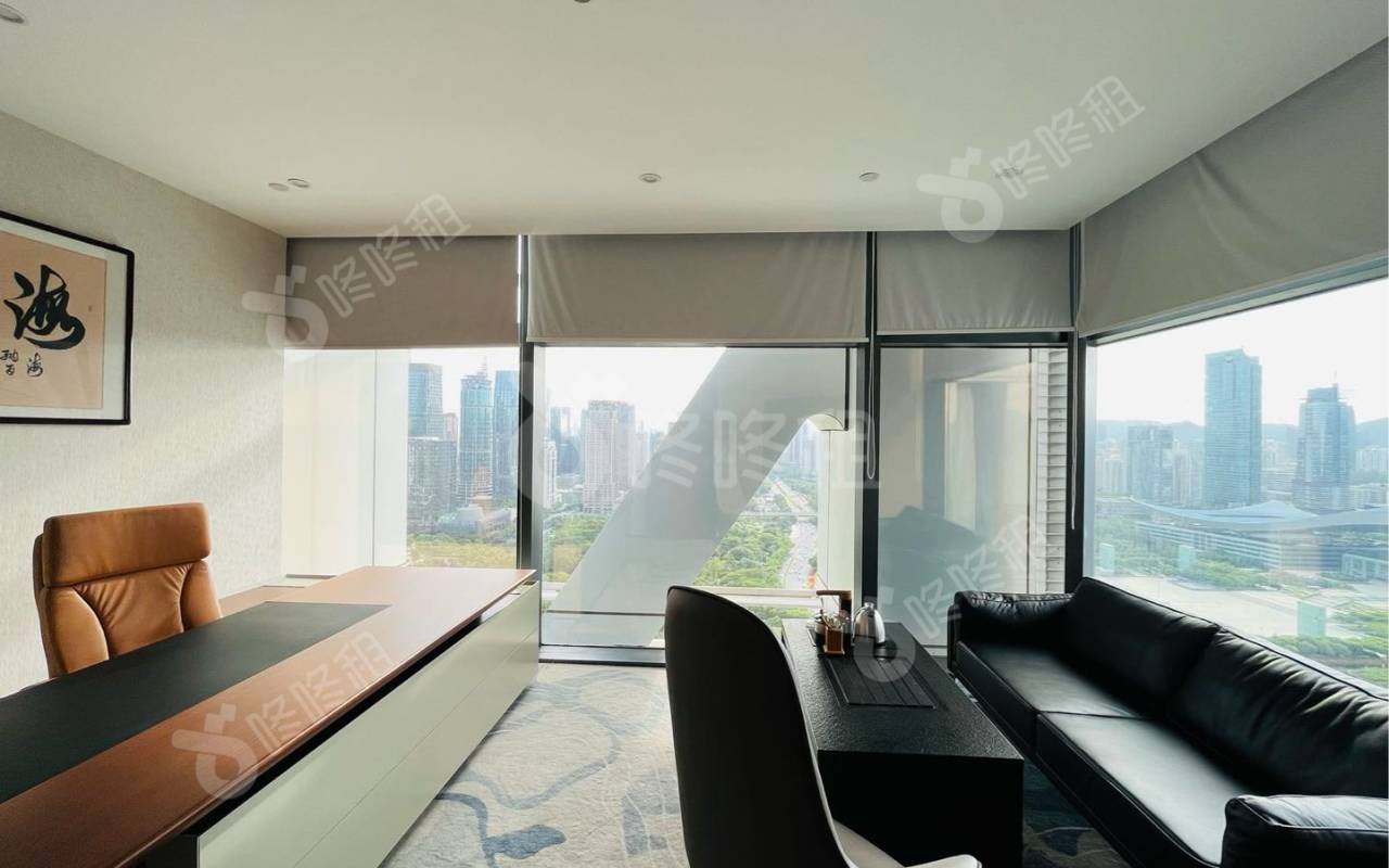 金地中心_493.11平_精装_办公室隔间