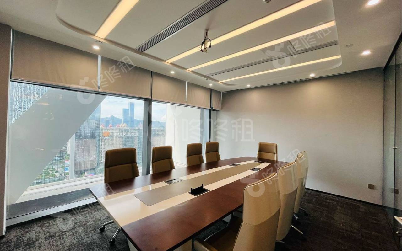 金地中心_493.11平_精装_办公室隔间