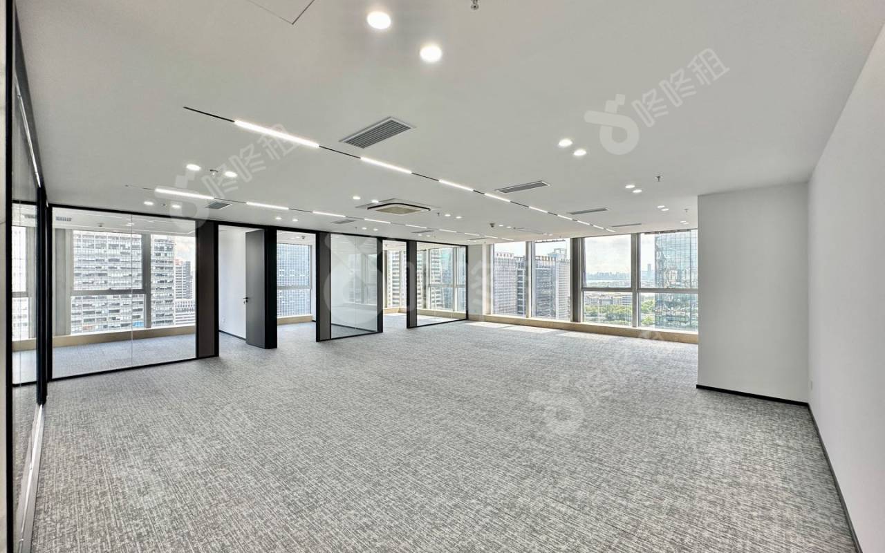 时代科技大厦_336平_精装_办公室开间