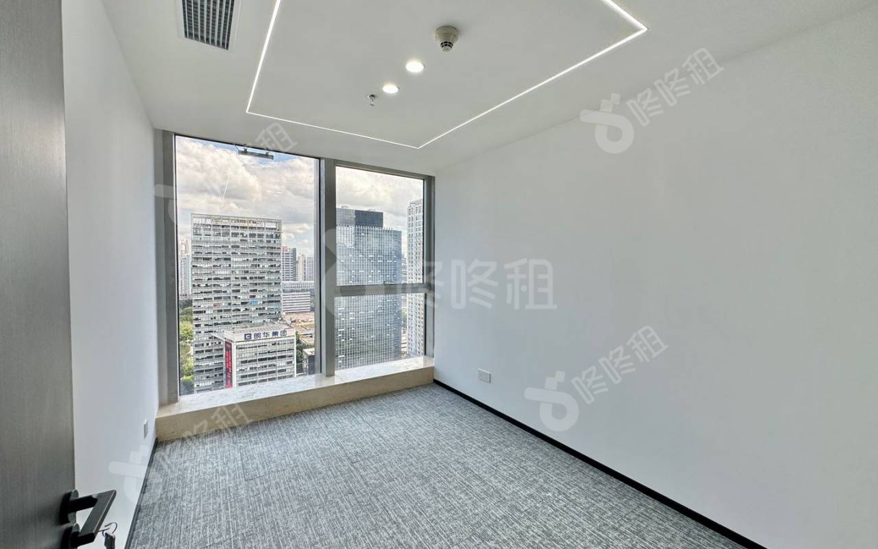 时代科技大厦_336平_精装_办公室隔间