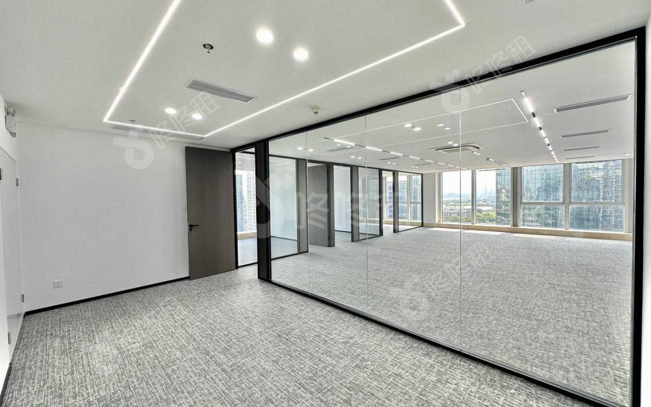 时代科技大厦_336平_精装_办公室隔间