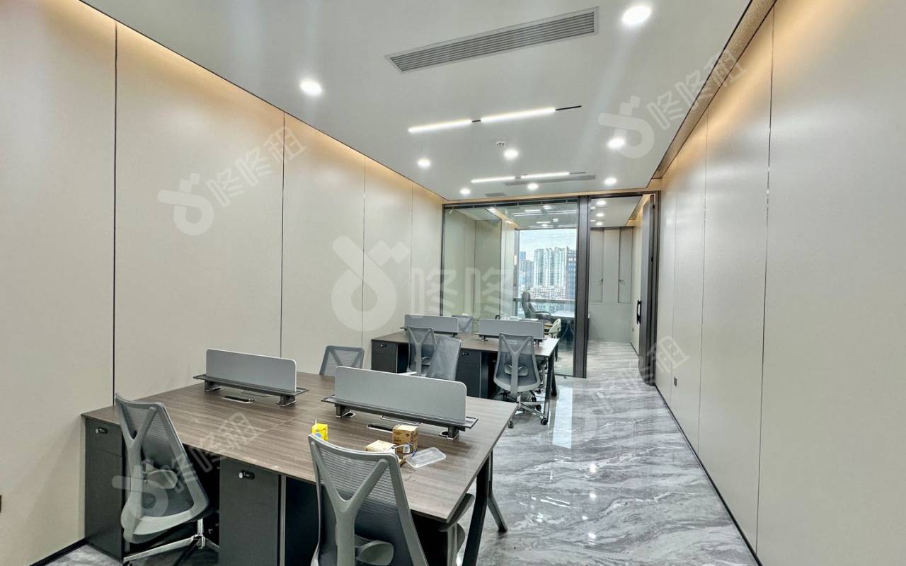 福城时代广场_85平_精装_办公室开间