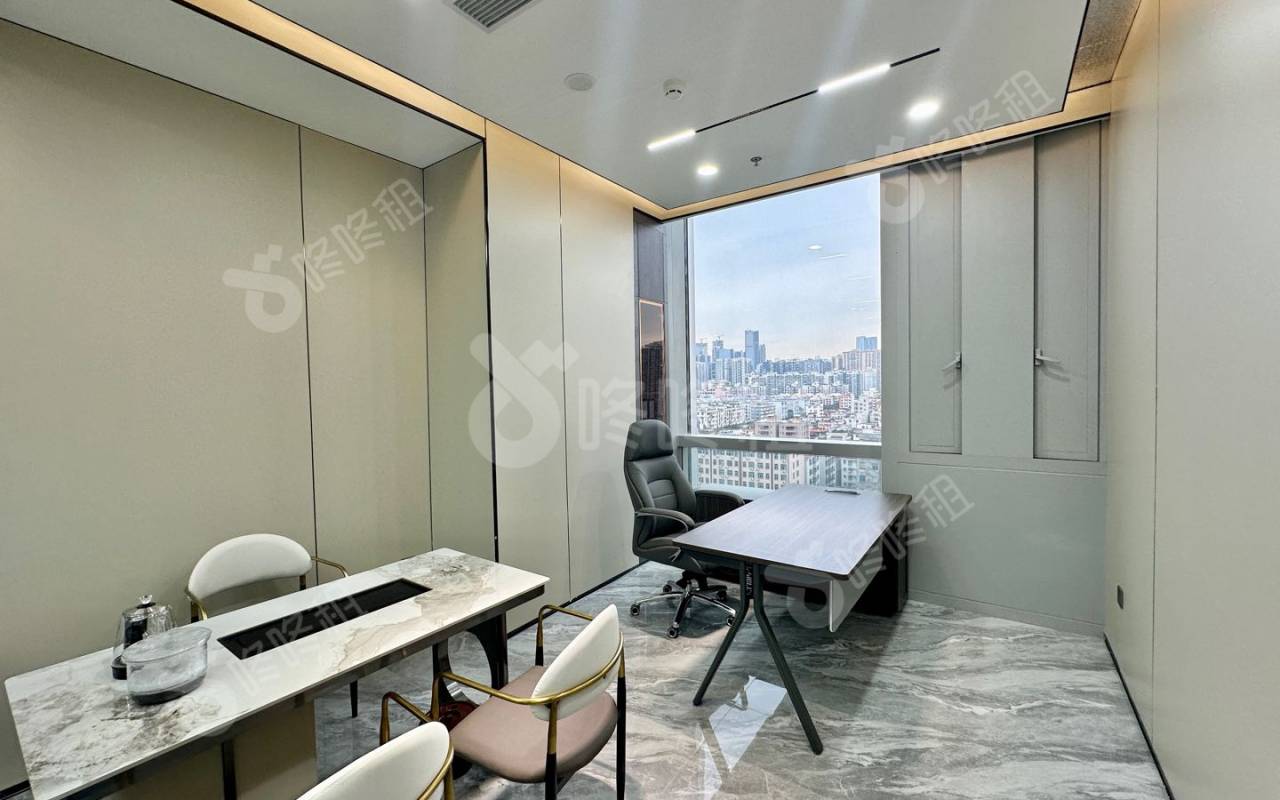 福城时代广场_85平_精装_办公室隔间