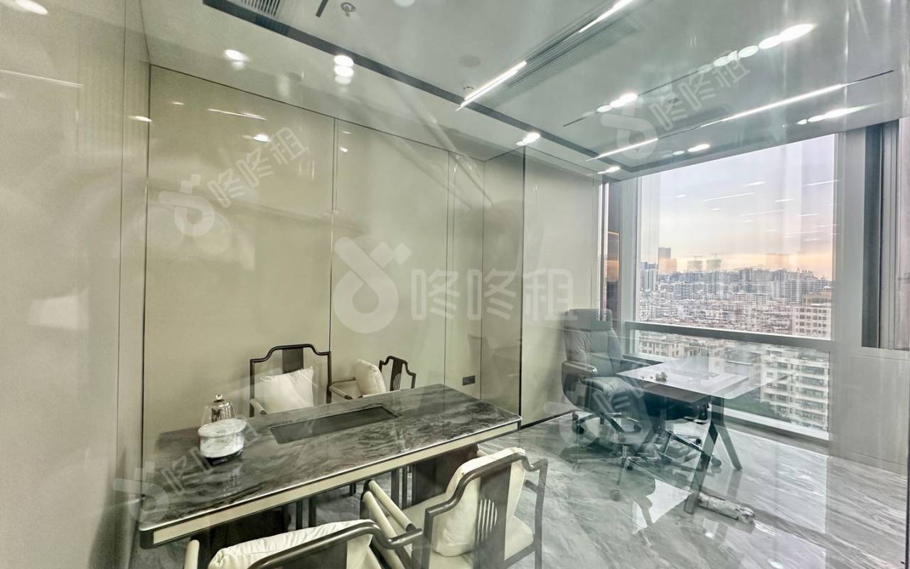 福城时代广场_138平_精装_办公室隔间