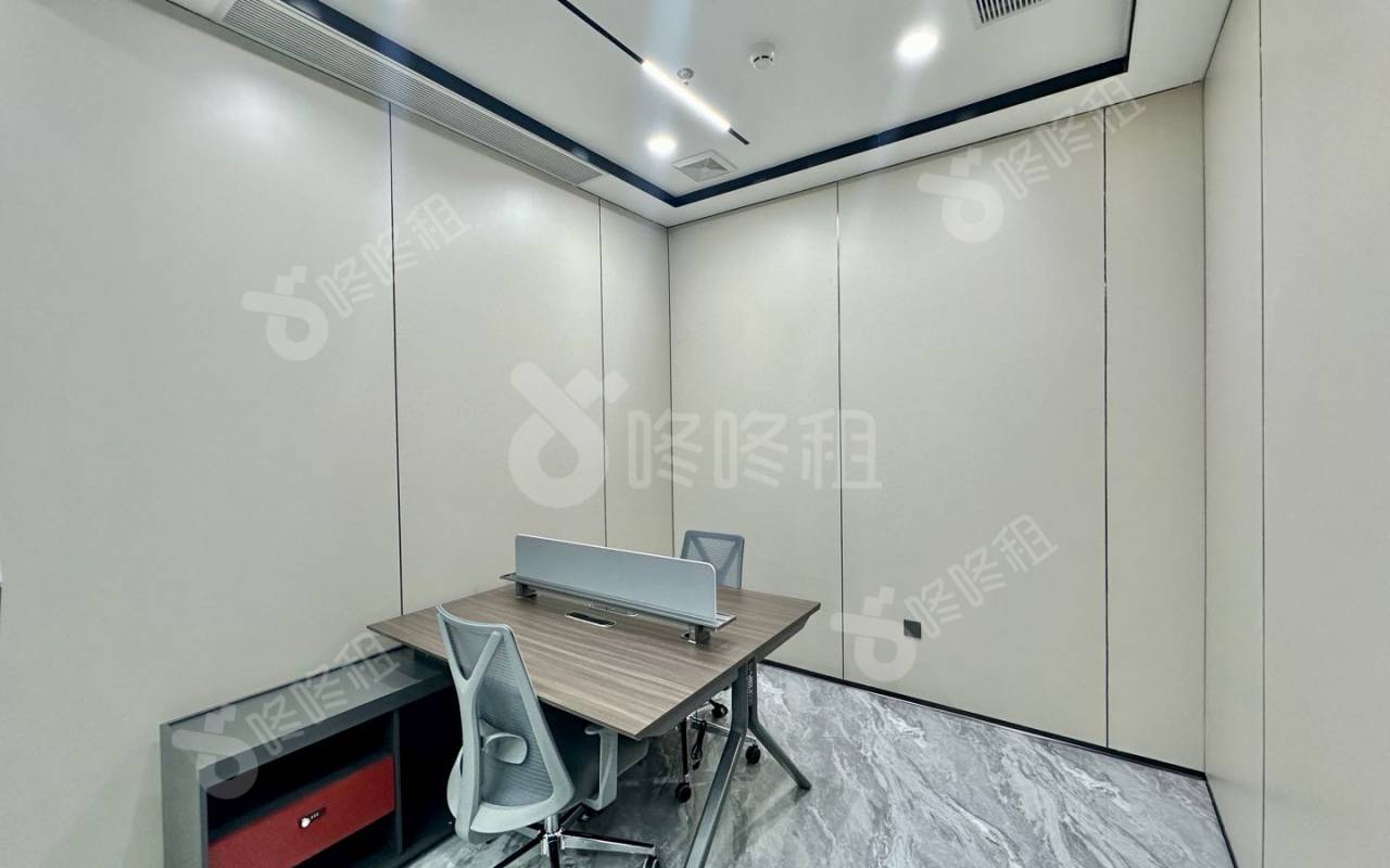 福城时代广场_138平_精装_办公室隔间