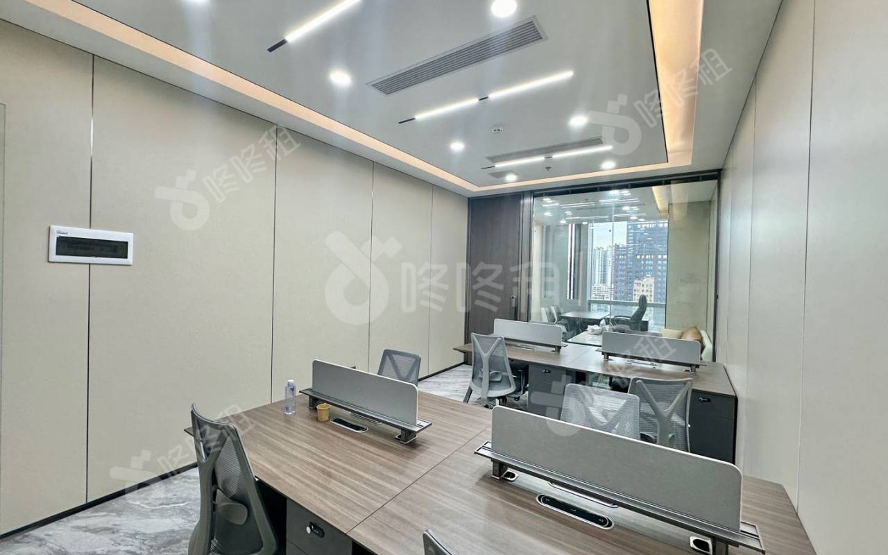 福城时代广场_85平_精装_办公室开间