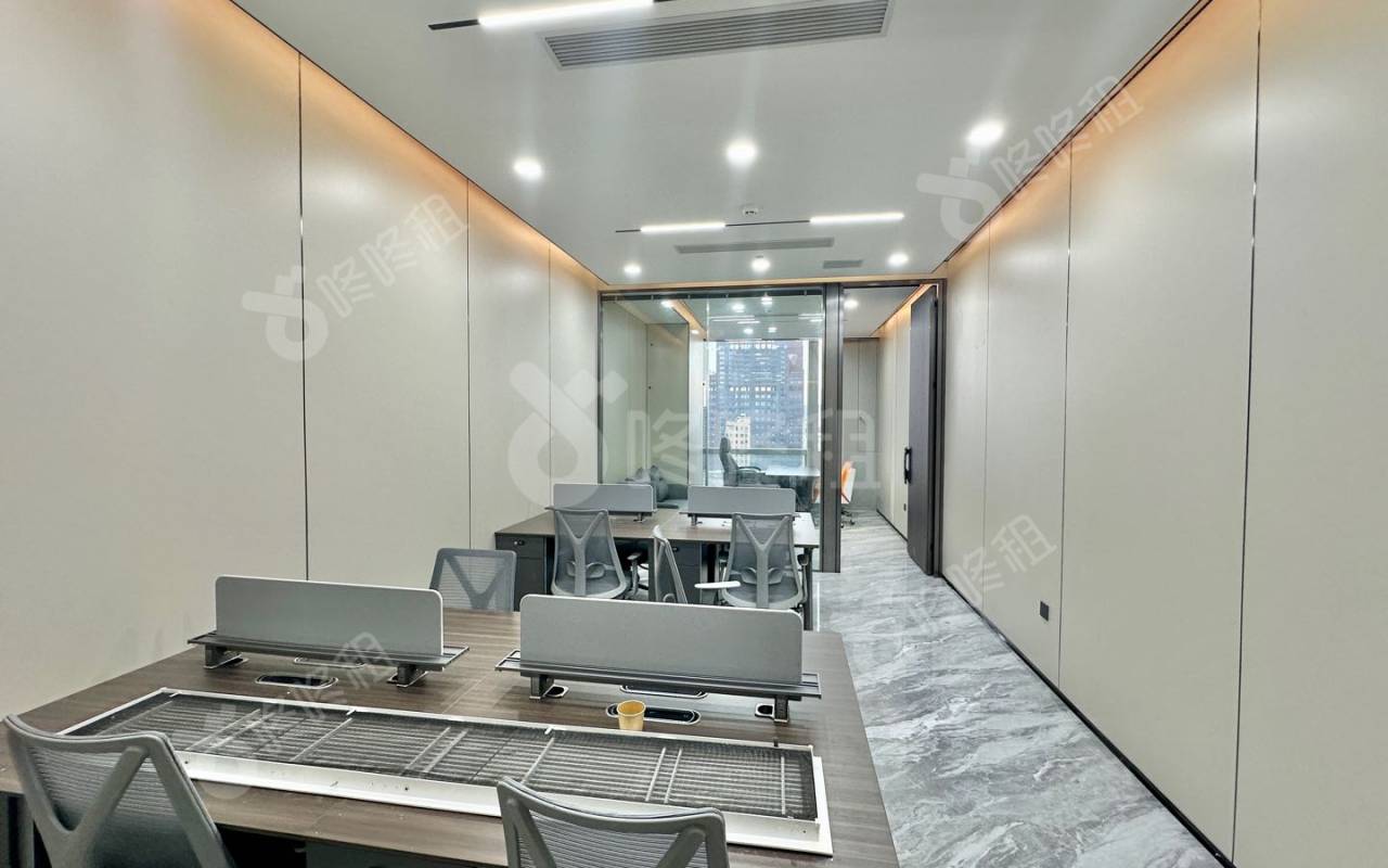 福城时代广场_85平_精装_办公室开间