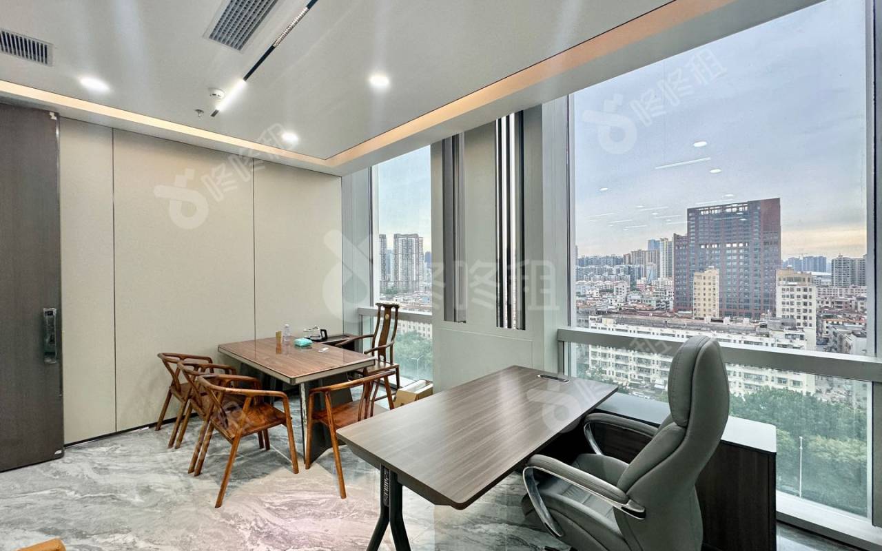 福城时代广场_115平_精装_办公室隔间