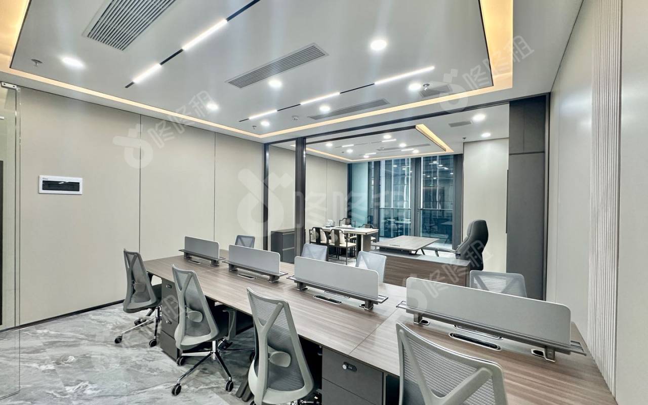 福城时代广场_95平_豪装_办公室开间