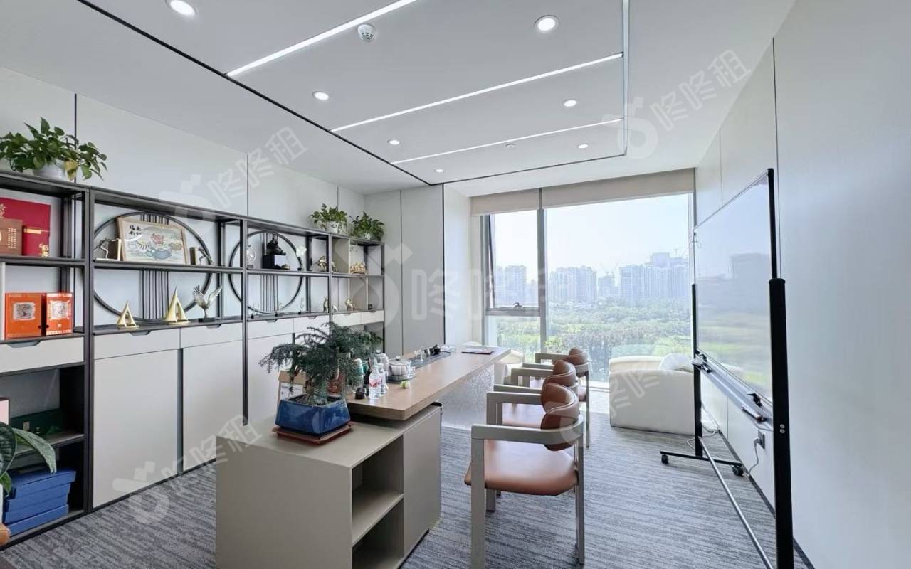 中检大厦_358平_精装_办公室隔间