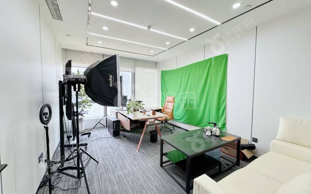 中检大厦_358平_精装_办公室隔间