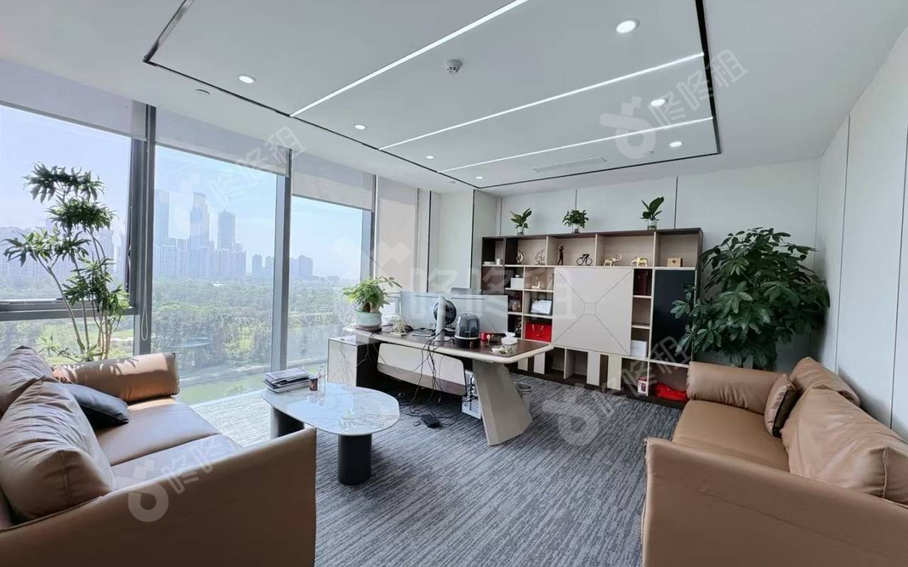 中检大厦_358平_精装_办公室隔间