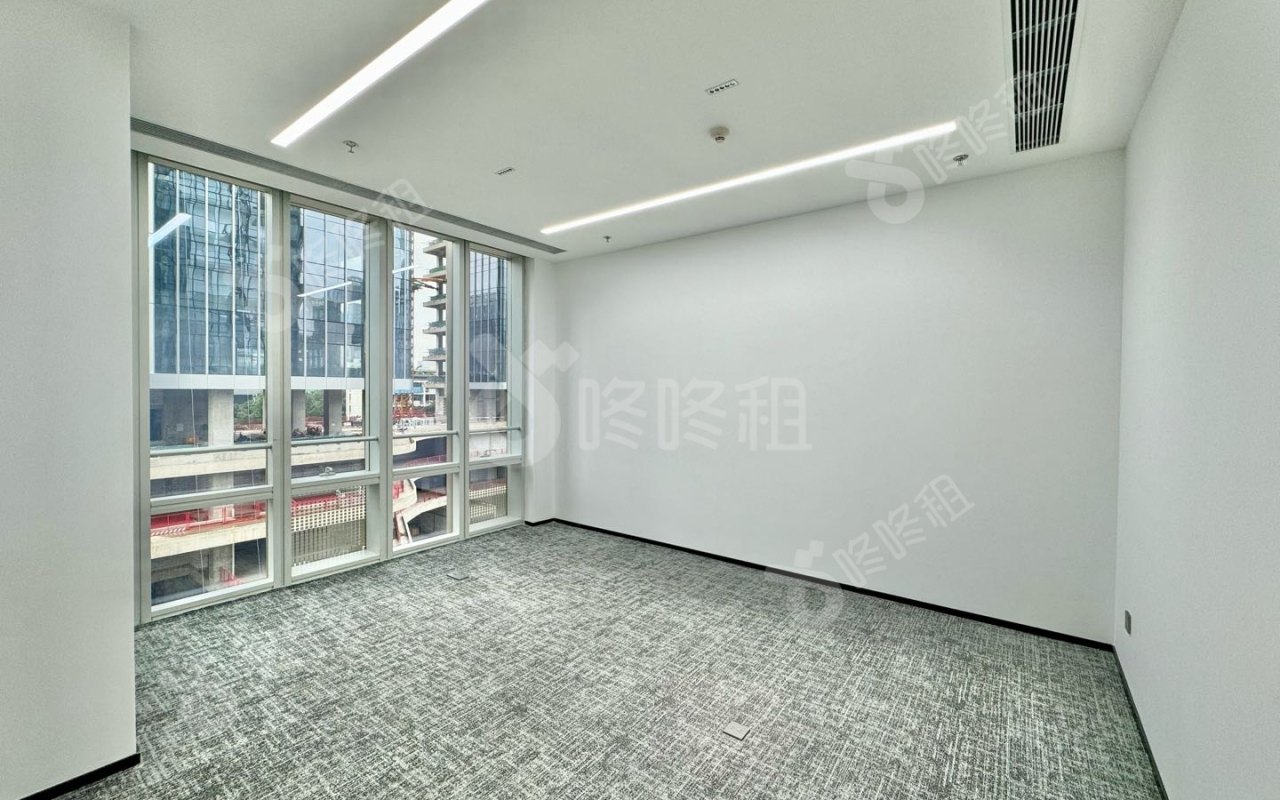 讯美科技广场_220平_精装_办公室隔间