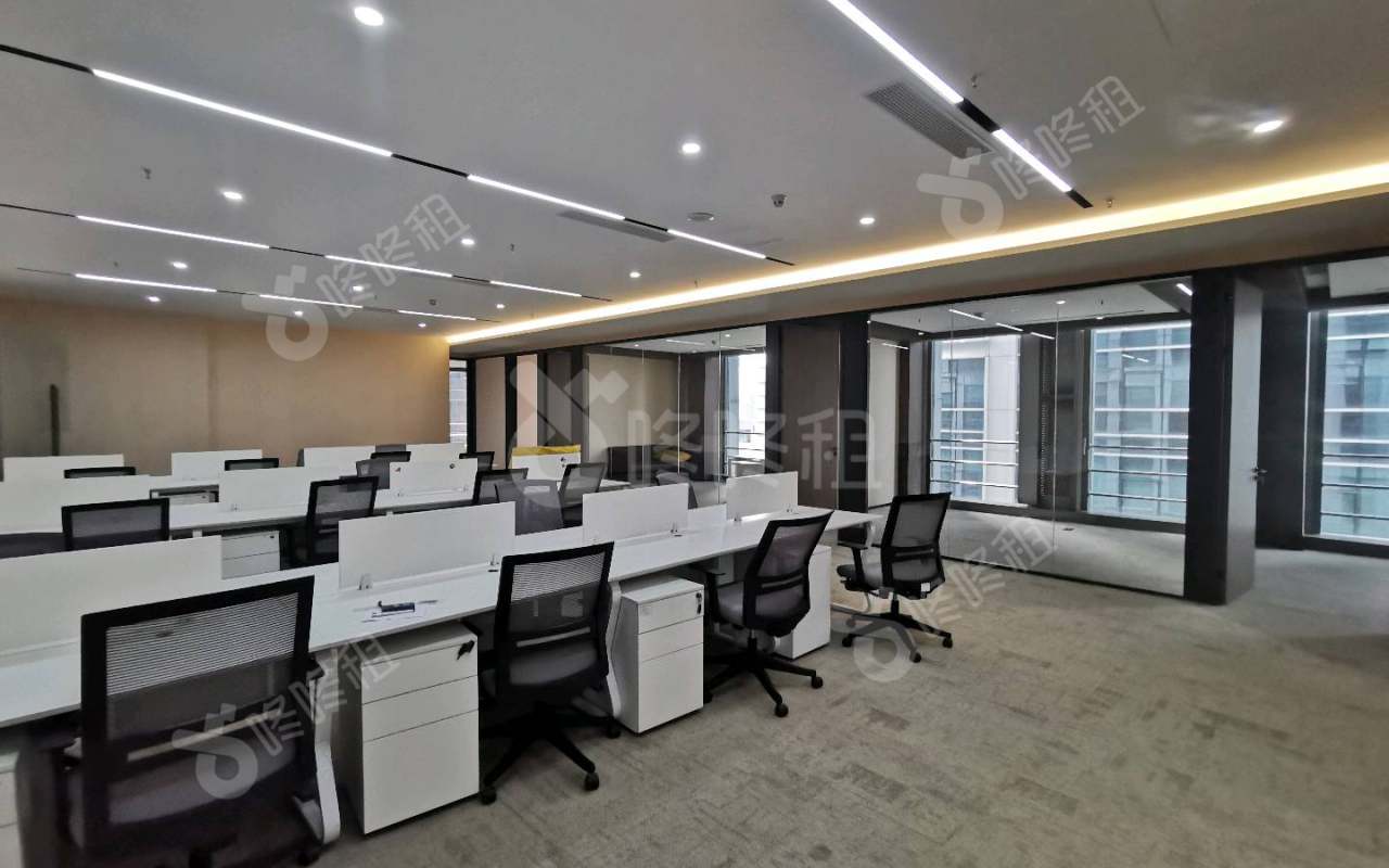 北理工创新大厦_405.5平_精装_办公室开间