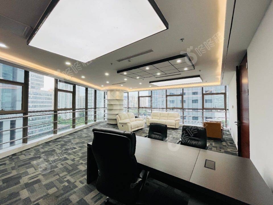 深圳北航大厦_366平_豪装_办公室隔间