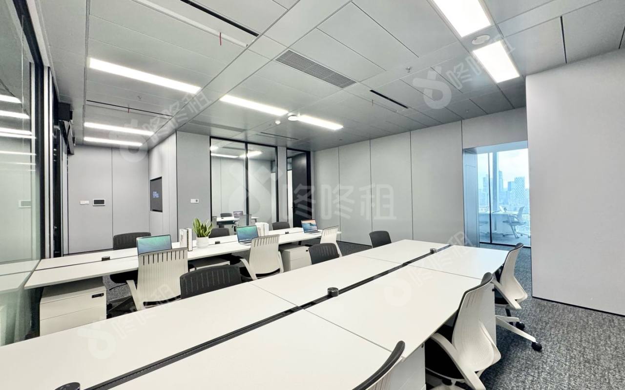 汉京中心（汉京金融中心）_158平_精装_办公室开间