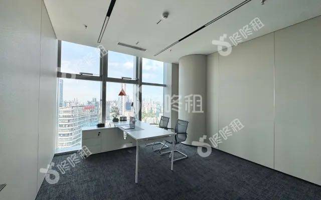 康泰创新广场_400平_精装_办公室隔间