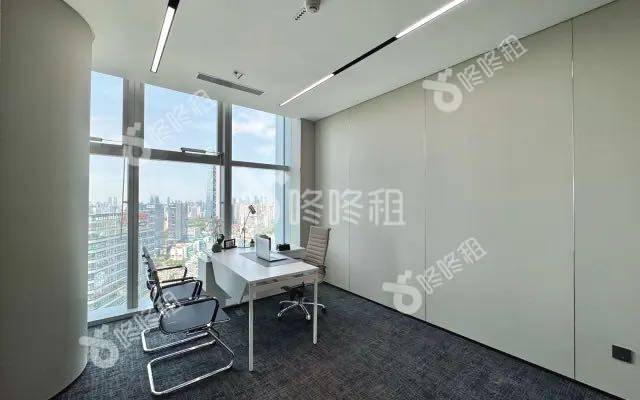 康泰创新广场_400平_精装_办公室隔间