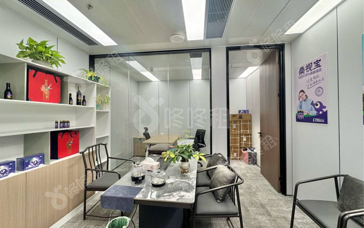 联想大厦_65平_豪装_办公室开间