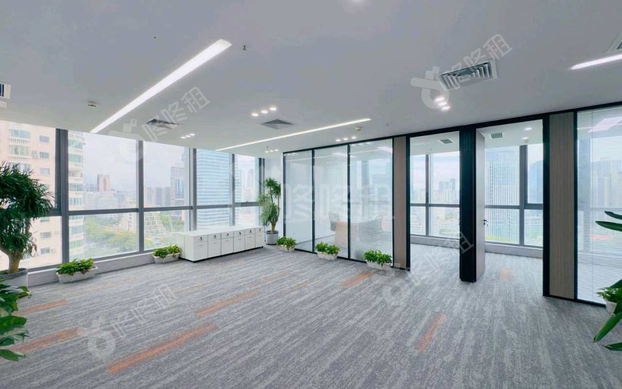 海王银河科技大厦_168平_精装_办公室开间