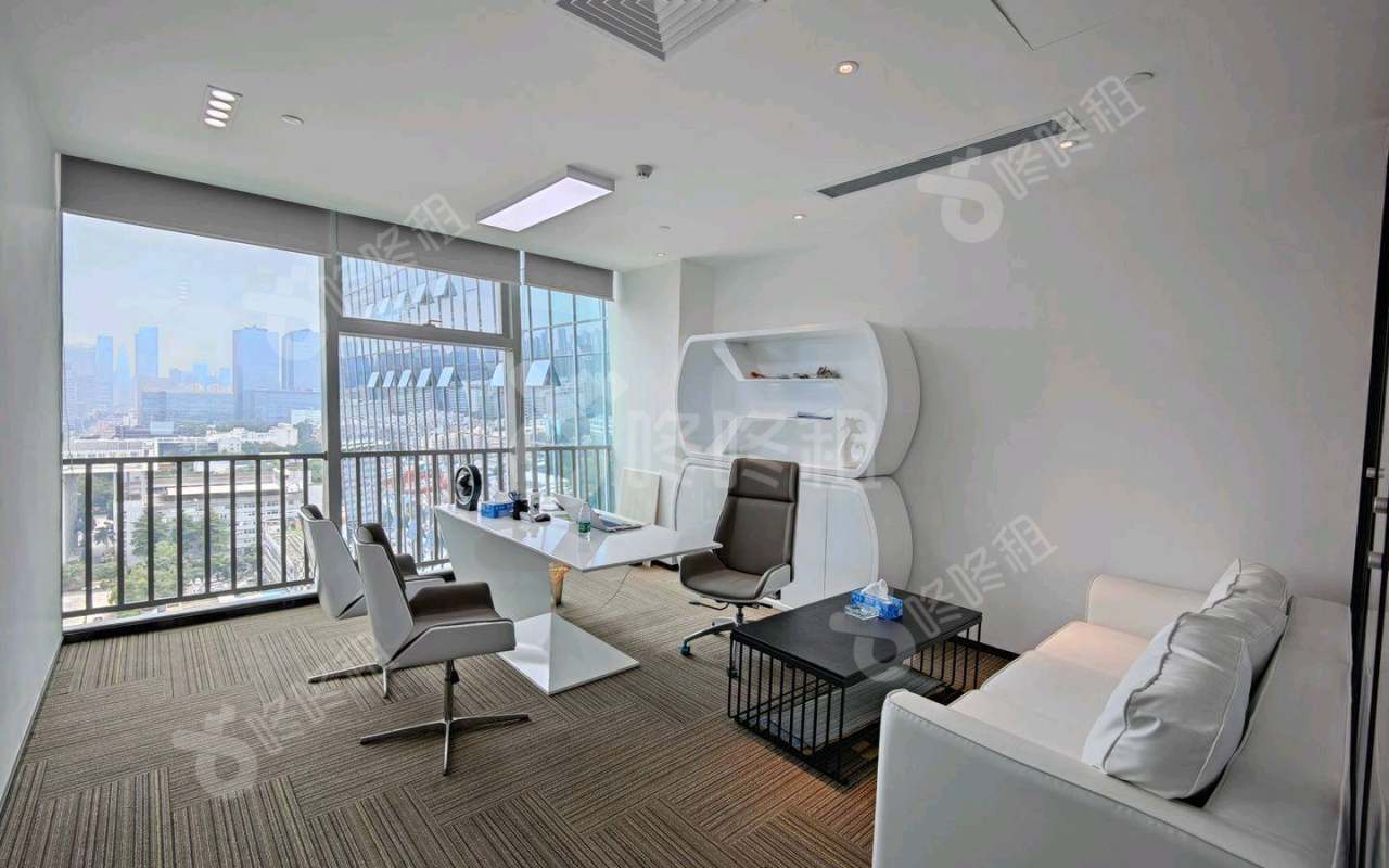 酷派大厦_1650平_精装_办公室隔间